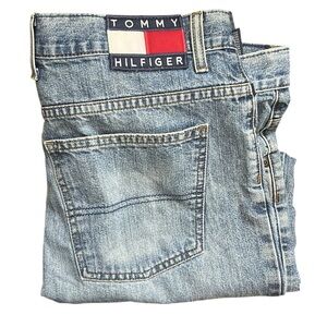Vintage Tommy Hilfiger Men’s Jeans Size‎ 36 Blue denim pants straight leg
